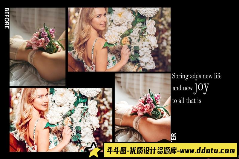 人像LR预设明亮通透电影人像后期调色预设10lr预设ps滤镜pr调色lightroom人像lut插件