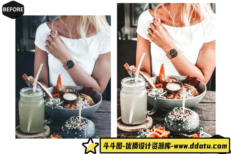 人像LR预设明亮通透电影人像后期调色预设10lr预设ps滤镜pr调色lightroom人像lut插件