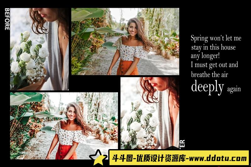 人像LR预设明亮通透电影人像后期调色预设10lr预设ps滤镜pr调色lightroom人像lut插件