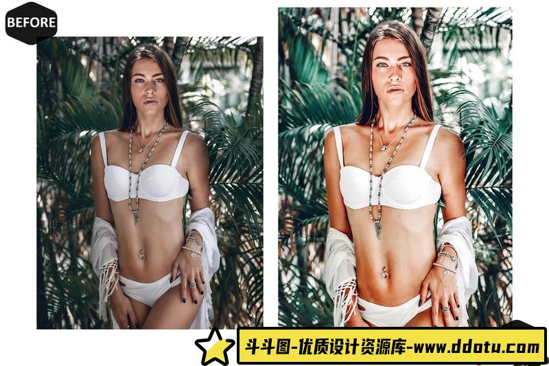 人像LR预设明亮通透电影人像后期调色预设10lr预设ps滤镜pr调色lightroom人像lut插件