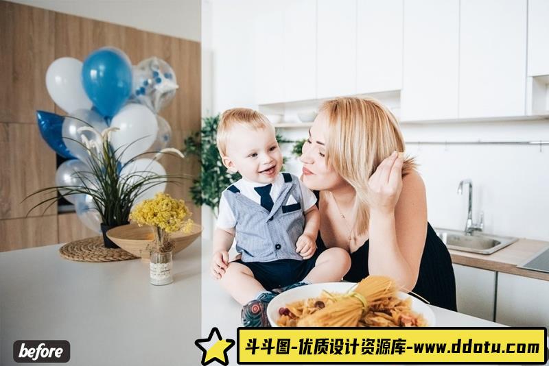 人像LR预设明亮通透家庭人像预设滤镜lr预设ps滤镜pr调色lightroom人像lut插件