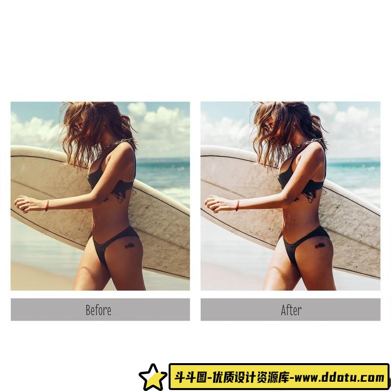 人像LR预设明亮通透人像预设lr预设ps滤镜pr调色lightroom人像lut插件