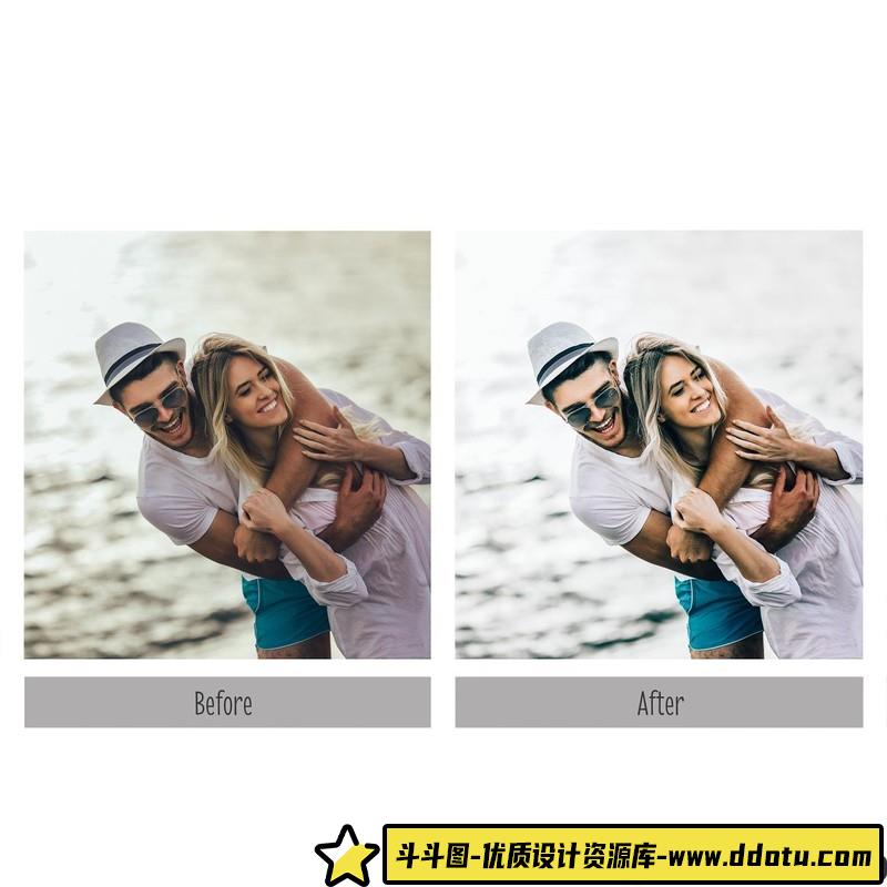 人像LR预设明亮通透人像预设lr预设ps滤镜pr调色lightroom人像lut插件