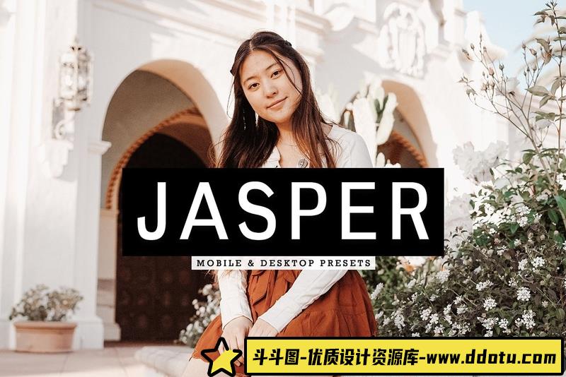 人像LR预设明亮温暖外拍胶片人像预设lr预设ps滤镜pr调色lightroom人像lut插件-斗斗图