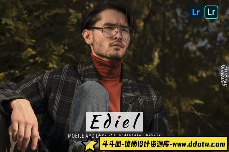 人像LR预设情绪电影人像后期调色预设lr预设ps滤镜pr调色lightroom人像lut插件-斗斗图
