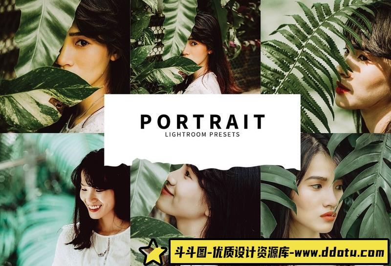 人像LR预设森系电影人像预设10lr预设ps滤镜pr调色lightroom人像lut插件-斗斗图