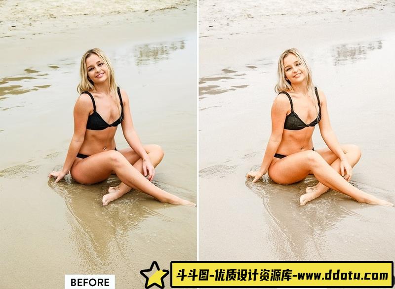 人像LR预设时尚青铜色肤色人像旅拍预设lr预设ps滤镜pr调色lightroom人像lut插件