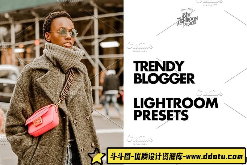 人像LR预设时尚博主胶片人像摄影后期调色预设lr预设ps滤镜pr调色lightroom人像lut插件-斗斗图
