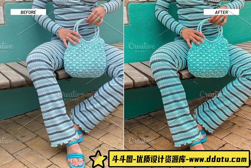 人像LR预设时尚博主胶片人像摄影后期调色预设lr预设ps滤镜pr调色lightroom人像lut插件