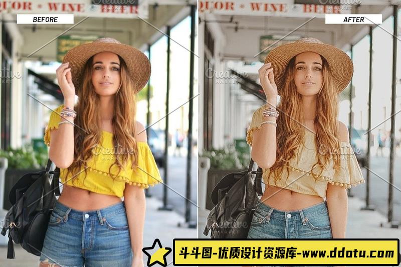 人像LR预设时尚博主胶片人像摄影后期调色预设lr预设ps滤镜pr调色lightroom人像lut插件