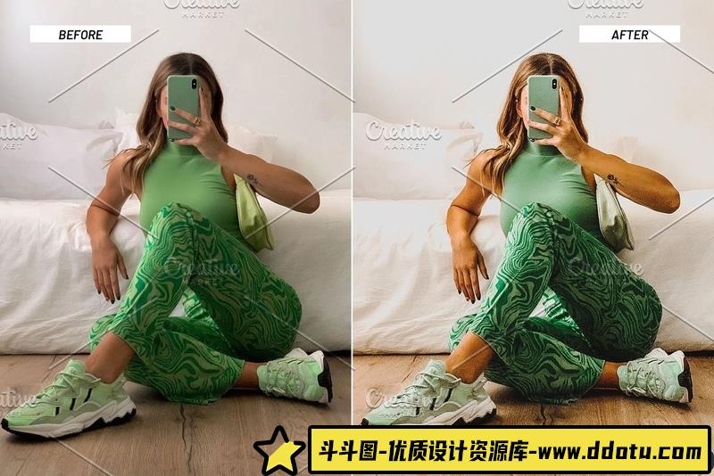 人像LR预设时尚博主胶片人像摄影后期调色预设lr预设ps滤镜pr调色lightroom人像lut插件