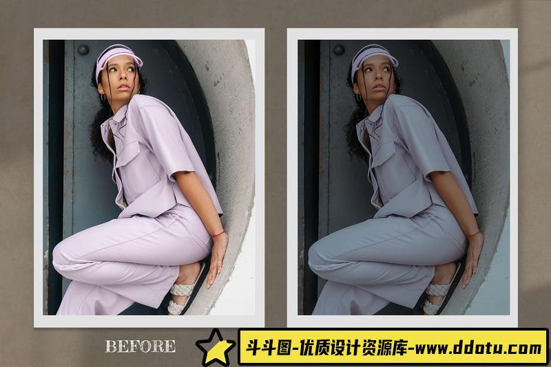 人像LR预设时尚博主照片后期滤镜预设lr预设ps滤镜pr调色lightroom人像lut插件