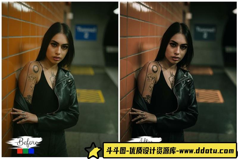 人像LR预设喜怒无常黑暗情绪旅拍人像预设lr预设ps滤镜pr调色lightroom人像lut插件