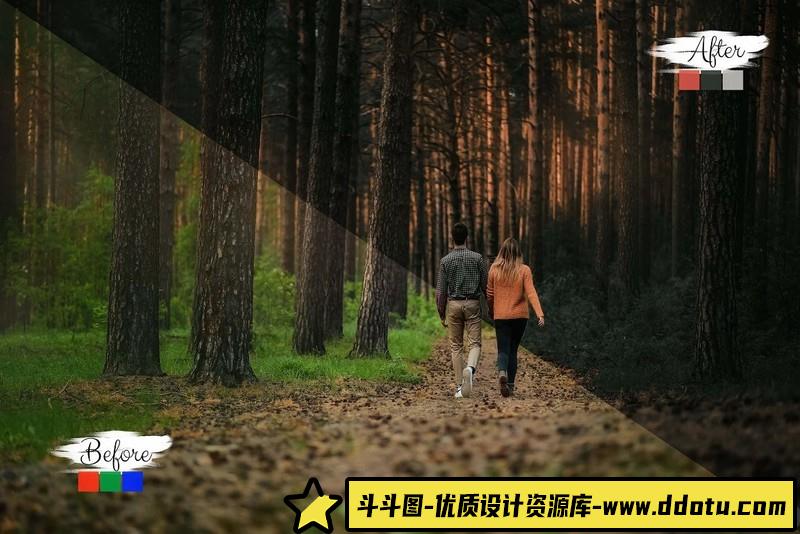 人像LR预设喜怒无常黑暗情绪旅拍人像预设lr预设ps滤镜pr调色lightroom人像lut插件