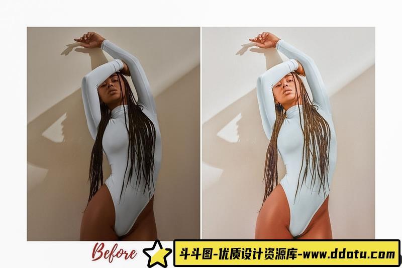 人像LR预设夏季海滩充满活力旅拍人像手机版修图预设lr预设ps滤镜pr调色lightroom人像lut插件