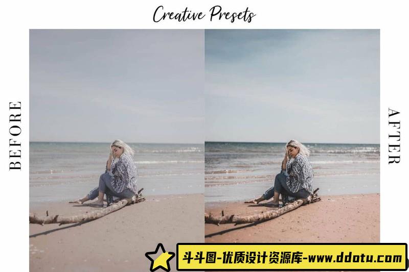 人像LR预设夏季旅拍焦糖人像预设lr预设ps滤镜pr调色lightroom人像lut插件