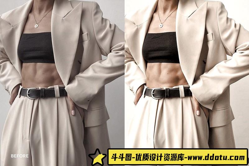 人像LR预设香草奶油风格预设lr预设ps滤镜pr调色lightroom人像lut插件