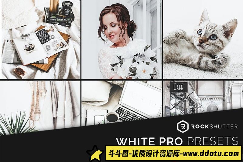 人像LR预设中性灰白色调居家人像产品摄影预设lr预设ps滤镜pr调色lightroom人像lut插件-斗斗图
