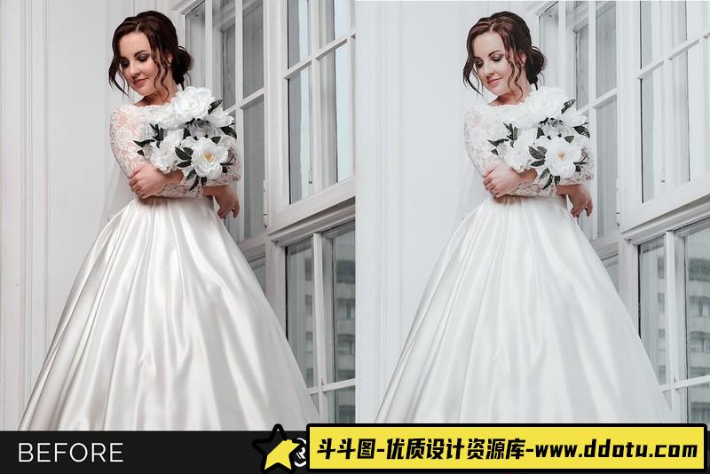 人像LR预设中性灰白色调居家人像产品摄影预设lr预设ps滤镜pr调色lightroom人像lut插件