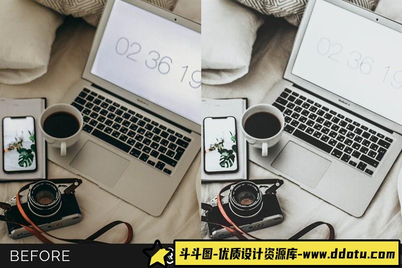 人像LR预设中性灰白色调居家人像产品摄影预设lr预设ps滤镜pr调色lightroom人像lut插件