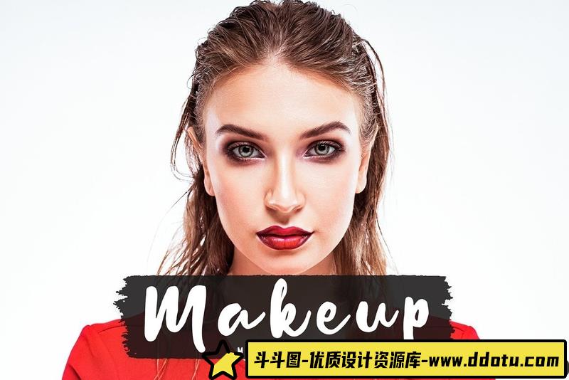 人像LR预设妆容人像摄影后期调色预设lr预设ps滤镜pr调色lightroom人像lut插件-斗斗图