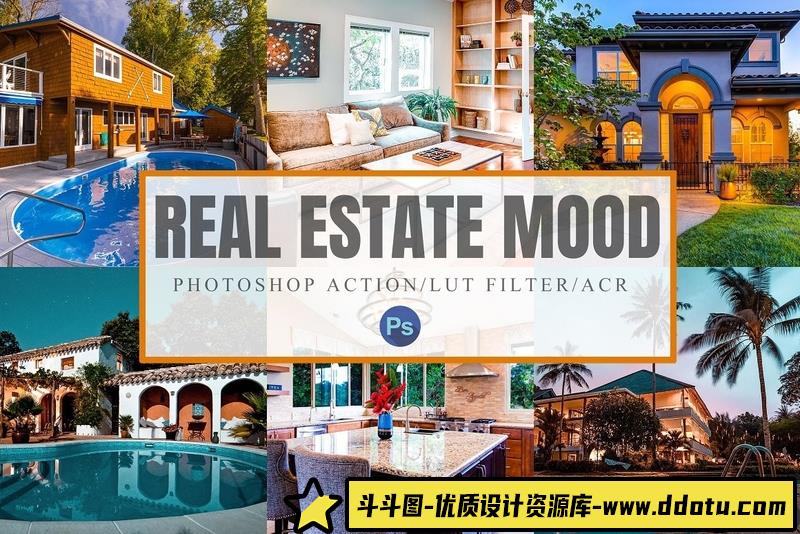 [ACR预设]建筑房地产室内空间摄影后期ACR预设+地产视频后期调色LUT预设-斗斗图