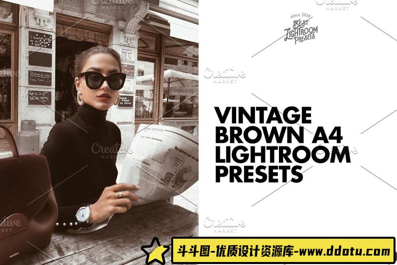 [VSCO预设]复古胶片VSCOA4后期调色Lightroom预设VintageLightroomPresetsVSCOA4-斗斗图