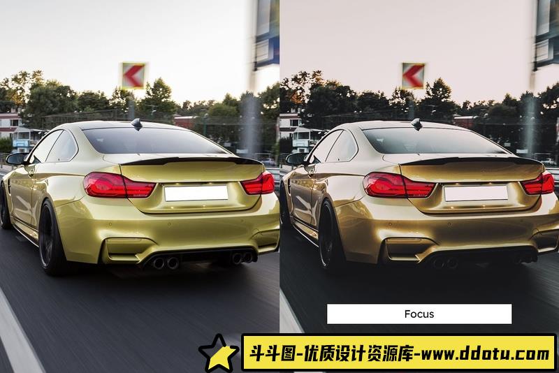 [产品LR预设]汽车摄影后期调色Lightroom预设及汽车拍摄视频剪辑后期调色LUT预设LUT