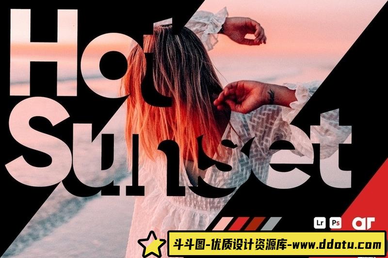 [风光LR预设]ARTAPresets-黄金时段日落人像LR预设HotSunsetLightroomPresets-斗斗图