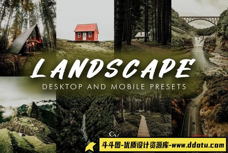 [风光LR预设]10个情绪风光后期增强Lightroom预设10LandscapeLightroomPresets-斗斗图