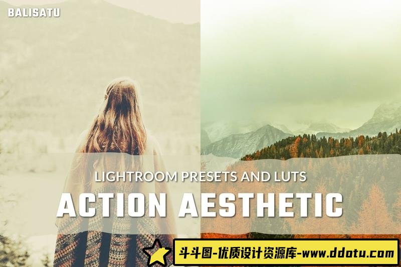 [风光LR预设]电影胶片美学风光摄影后期Lightroom预设及视频后期调色LUT预设-斗斗图