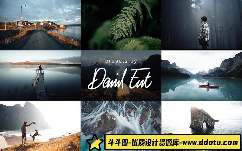 [风光LR预设]德国风光摄影师DanielErnst风光摄影Lightroom预设APP滤镜及视频教程-斗斗图