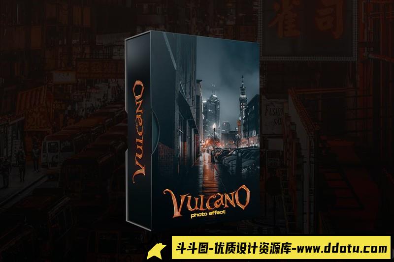 [风光LR预设]工业风未来科幻城市夜景街拍黑金胶片INS风LR预设-斗斗图