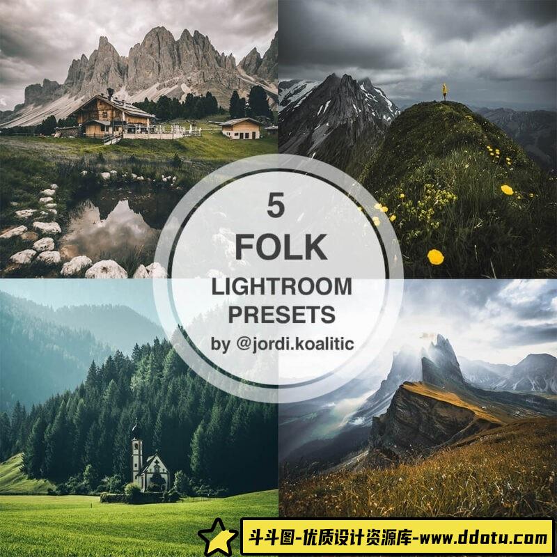 [风光LR预设]摄影师JordiKoalitic创意电影风光大片Lightroom预设与移动LR预设及LUT预设-斗斗图