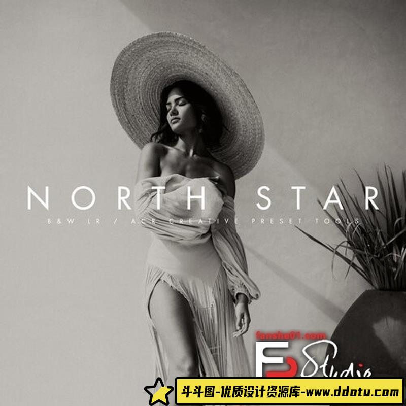 [黑白LR预设]部落群岛黑白胶片LR预设Archipelago–NORTHSTARB+WLR-斗斗图