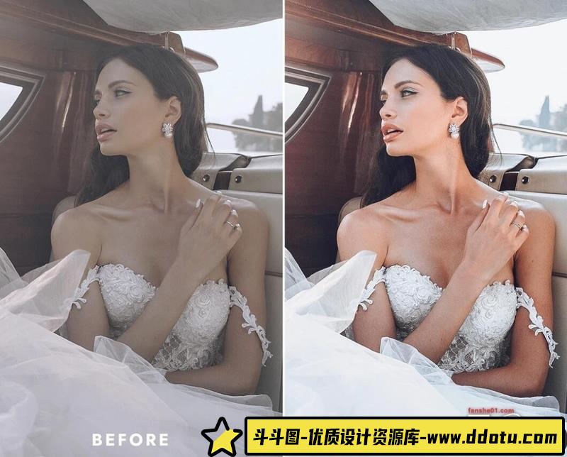 [婚礼LR预设]TheLutbay-盛大的电影婚礼人像LR预设和婚礼视频后期调色LUT预设