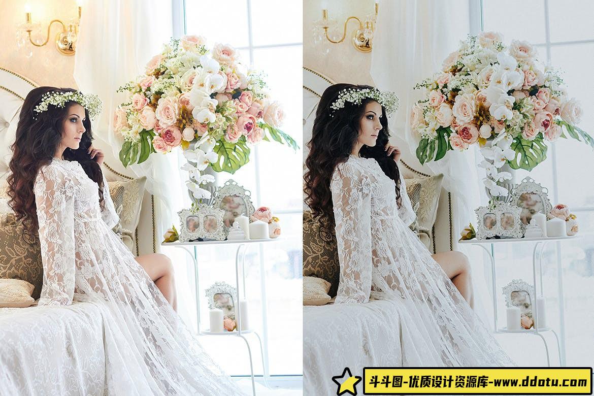 [婚礼LR预设]电影胶片婚礼人像后期调色Lightroom预设CinematicFilmLightroomPresets