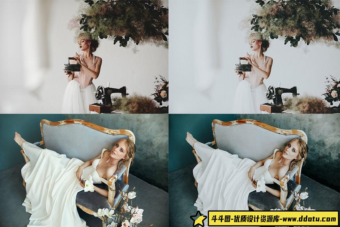 [婚礼LR预设]电影胶片婚礼人像后期调色Lightroom预设CinematicFilmLightroomPresets