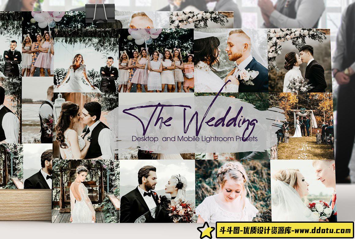 [婚礼LR预设]旅拍婚礼复古胶片Lightroom预设BloggerTravelLightroomPresets-斗斗图