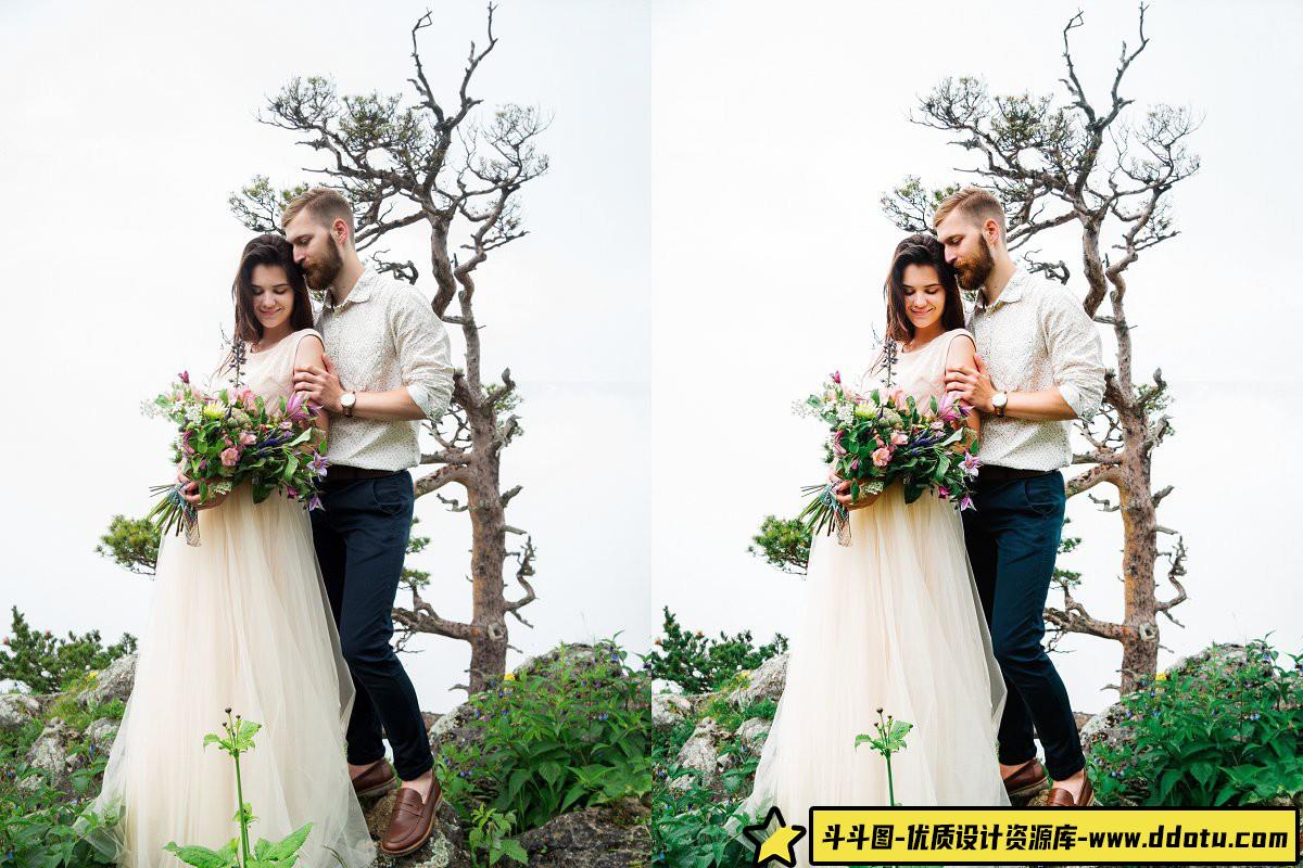 [婚礼LR预设]通透明亮电影胶片婚礼LR预设 Luminous Film Tones Wedding Presets