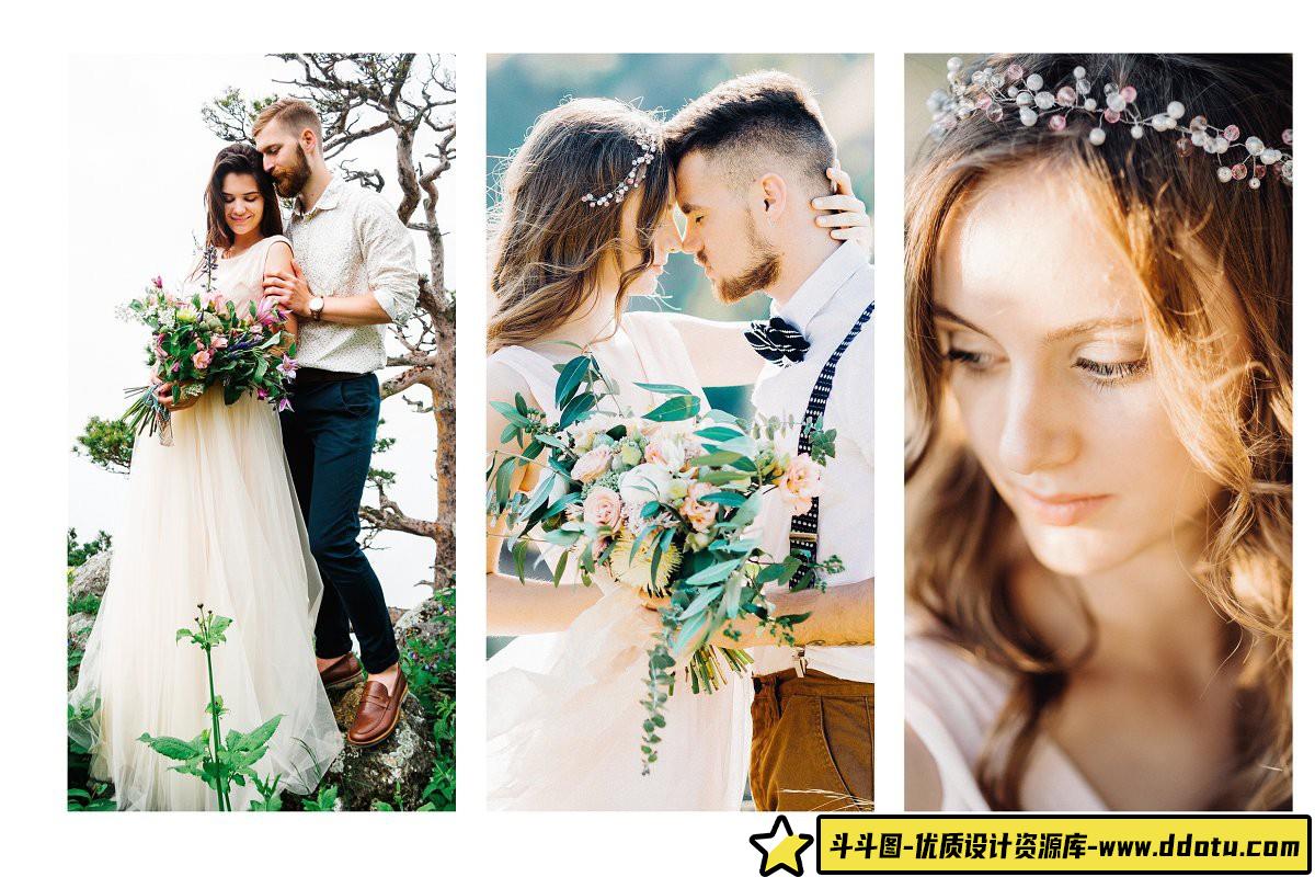 [婚礼LR预设]通透明亮电影胶片婚礼LR预设 Luminous Film Tones Wedding Presets