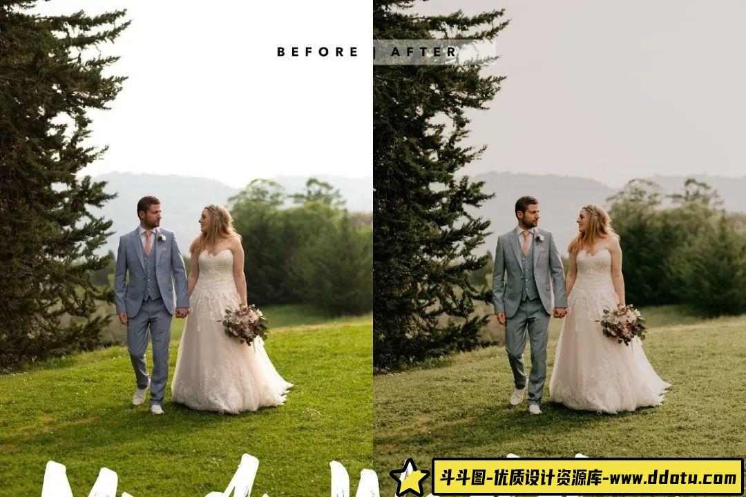 [婚礼LR预设]喜怒无常的LR婚礼预设-斗斗图