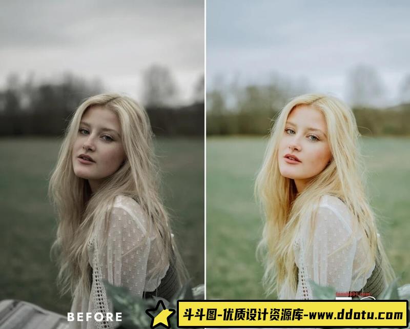 [胶片LR预设]TheLutbay-自然氛围人像后期Lightroom预设和Vlog视频后期调色LUT预设