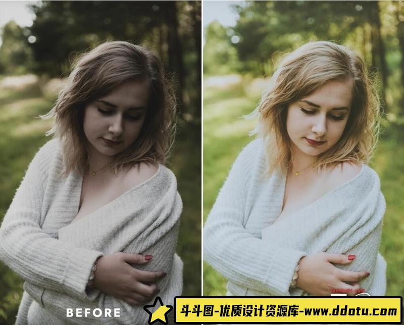 [胶片LR预设]TheLutbay-自然氛围人像后期Lightroom预设和Vlog视频后期调色LUT预设