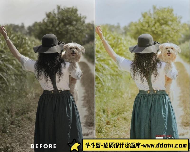 [胶片LR预设]TheLutbay-自然氛围人像后期Lightroom预设和Vlog视频后期调色LUT预设