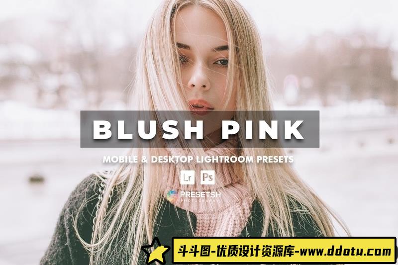 [胶片LR预设]复古电影人像后期调色Lightroom预设BlushLightroomPresets-斗斗图