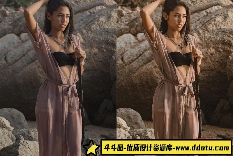 [胶片LR预设]温暖色调电影风格Lightroom预设及视频电影Vlog后期调色LUT预设