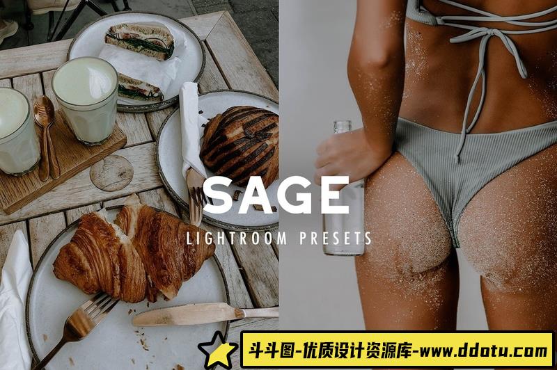 [胶片LR预设]12个INS风格电影胶片Lightroom预设12SAGELIGHTROOMPRESETS-斗斗图