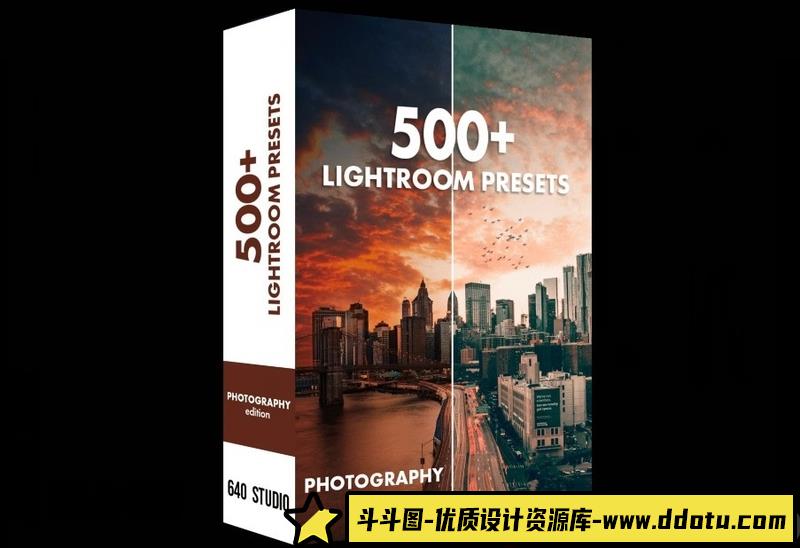 [胶片LR预设]640studio-500多个摄影胶片Lightroom预设 500+ Photography Presets Pack-斗斗图