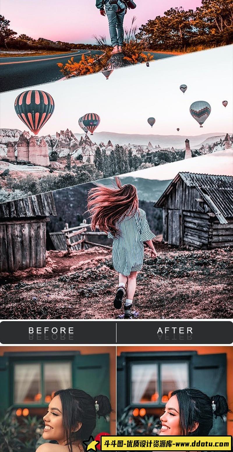 [胶片LR预设]城市旅拍情绪电影胶片LR预设